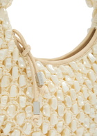 Staud Reef Bead-embellished Crochet top Handle bag - Cream - One Size