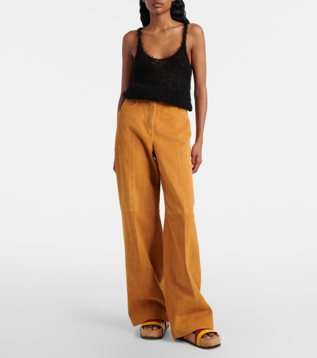 Gabriela Hearst Nur open-knit silk and cashmere tank top