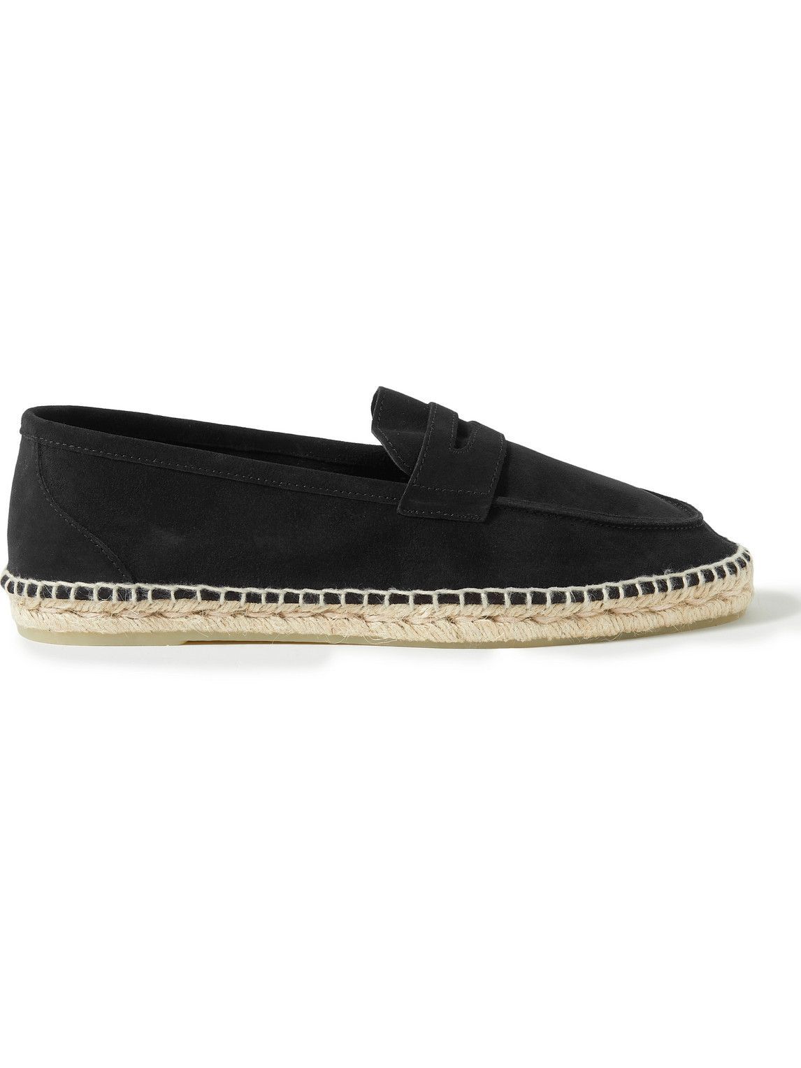 Castañer - Nacho Suede Espadrille Loafers - Black Castaner display picture 3