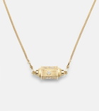 Marie Lichtenberg Love You 18kt gold pendant necklace with diamond and ruby