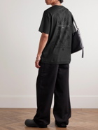 Givenchy - Tarot Story Logo-Print Cotton-Jersey T-Shirt - Gray