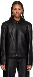 Alexander Wang Black Zip Leather Jacket