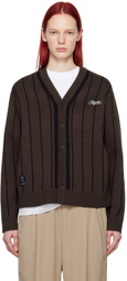 Dime Brown Baseball Cardigan