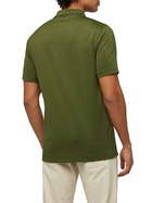 MC2 Saint Barth Military Green Technical Piquet Polo Shirt Camber