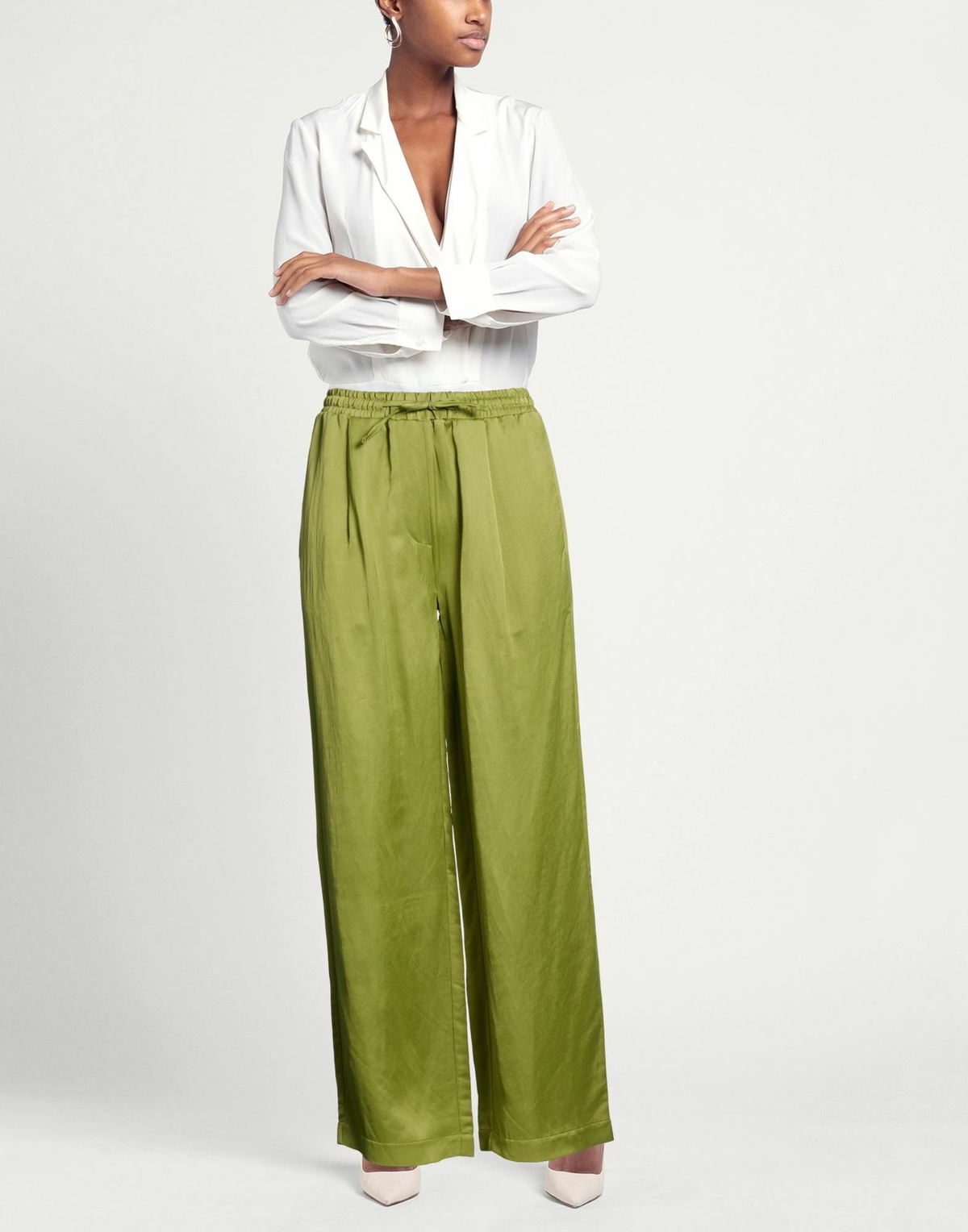 Ayen Womens Pants in Green
