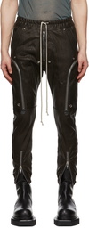 Rick Owens Black Bauhaus Leather Pants