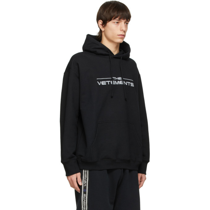 VETEMENTS Black 'My Name Is Vetements' Hoodie Vetements