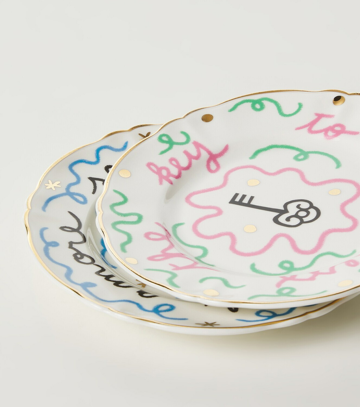 Bitossi Il Frutto della Passione set of 4 porcelain plates
