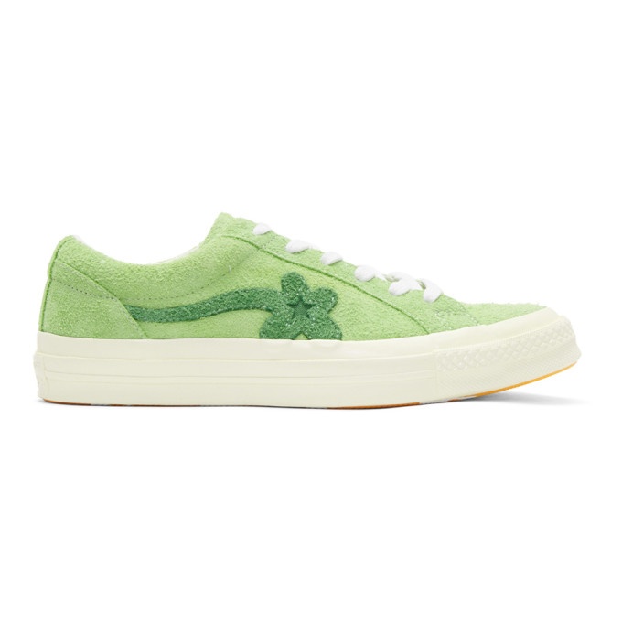 Photo: Converse Green Golf Le Fleur Edition One Star Sneakers