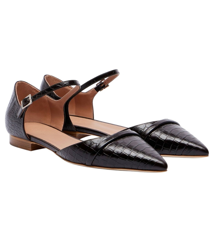 Photo: Malone Souliers Ulla croc-effect leather flats