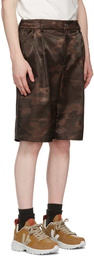 Feng Chen Wang Brown & Khaki Camouflage Shorts