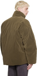 Wooyoungmi Khaki Welt Pocket Down Jacket