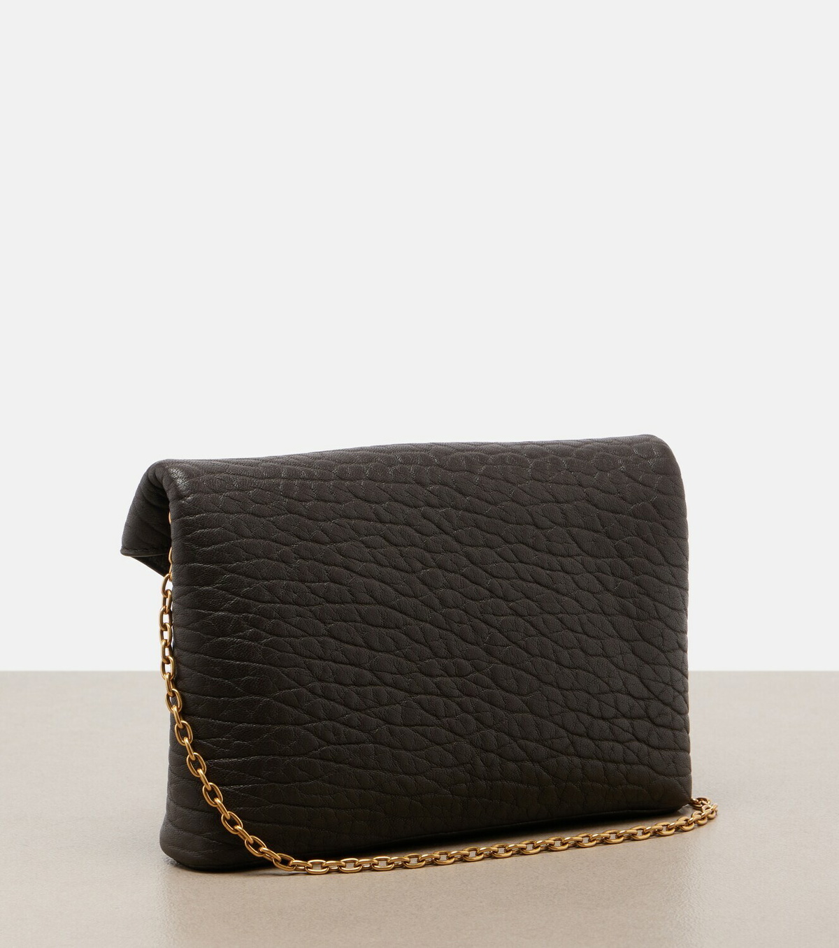 Saint Laurent Cassandre Small leather clutch