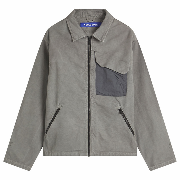 Photo: A-COLD-WALL* Men's Brunswick Jacket in Grey Stone