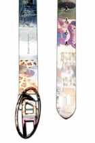 Diesel Belt with Livestream print - Belts - Unisex - Multicolor