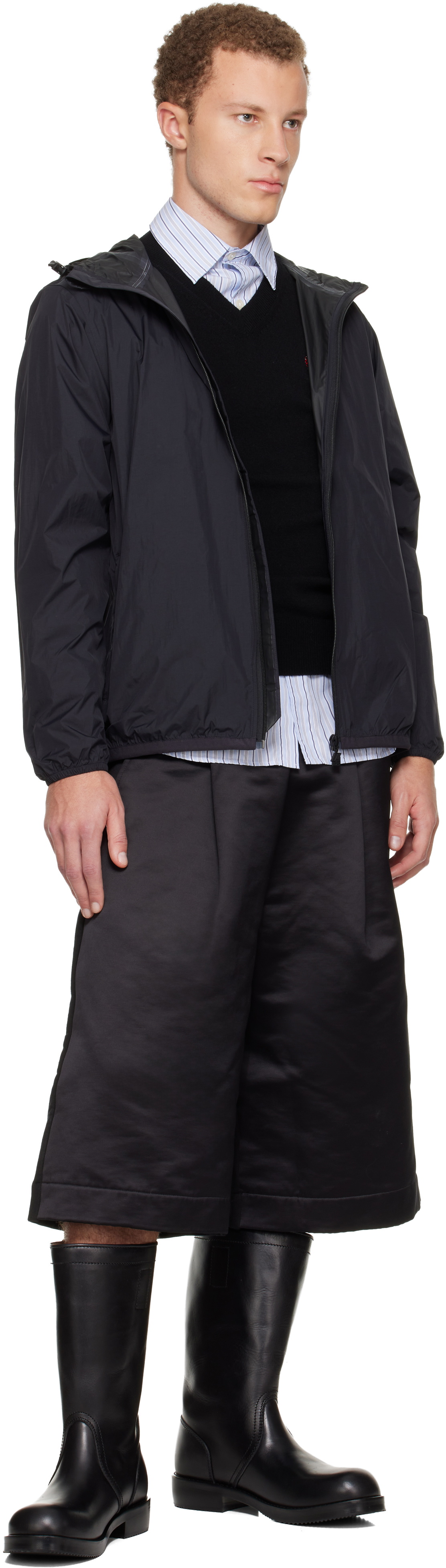 COMME des GARÇONS PLAY Black K-Way Edition Full Zip Jacket
