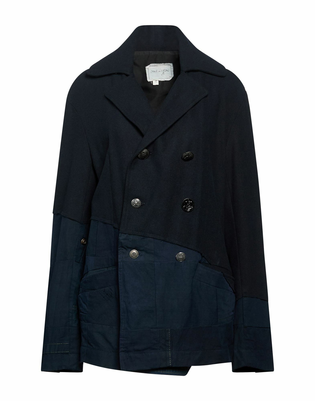 Greg Lauren Womens Coat Midnight in Blue