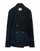 Greg Lauren Womens Coat Midnight in Blue
