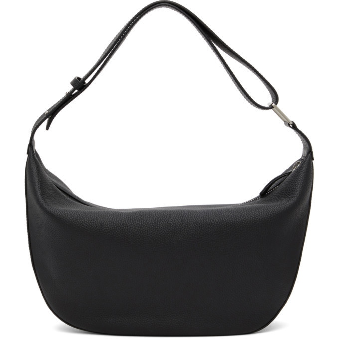 Marge Sherwood logo-embossed Leather Shoulder Bag - Black