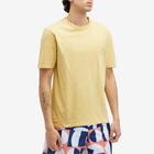 Folk Men's Contrast Sleeve T-Shirt in Wheat