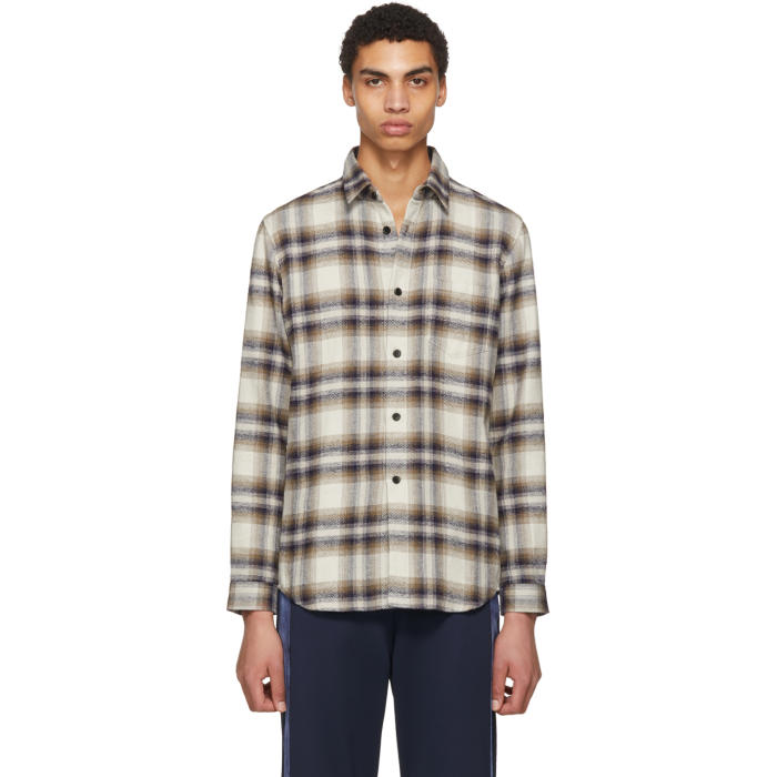 Photo: John Elliott Tan Plaid Shirt