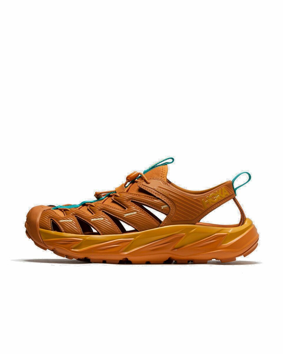 Photo: Hoka U Hopara Yellow - Mens - Sandals & Slides