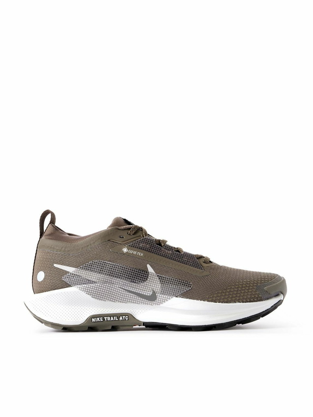 Photo: NIKE RUNNING - Pegasus Trail 5 Rubber-Trimmed GORE-TEX Running Sneakers - Brown