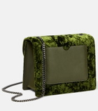 Oscar de la Renta Tro Mini velvet crossbody bag