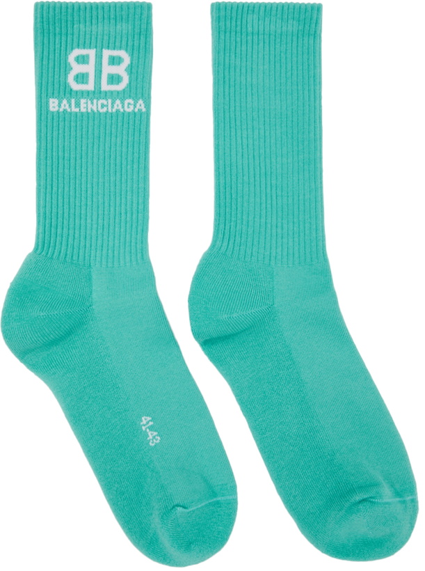 Photo: Balenciaga Green Tennis Socks