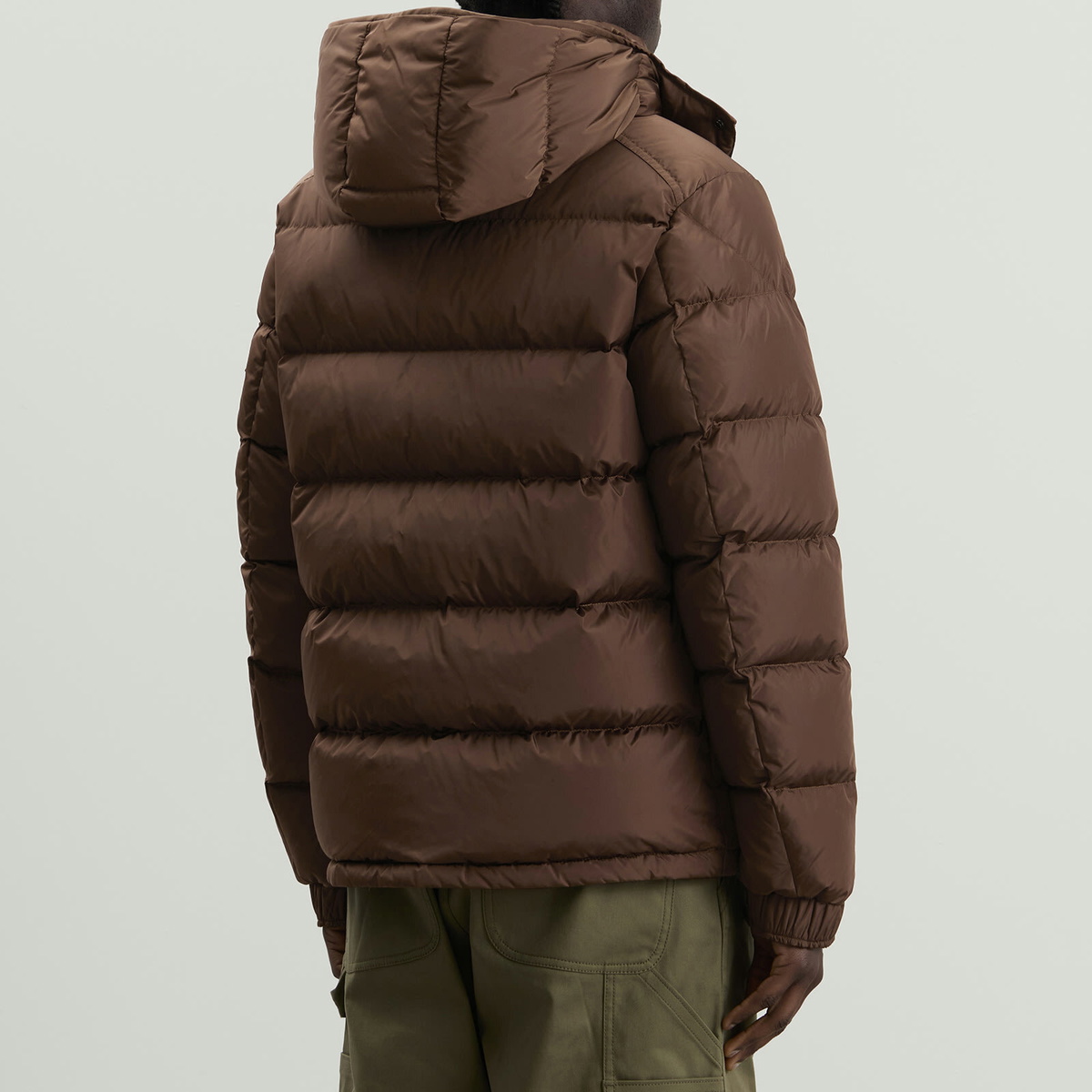 Moncler Men's Maya Matte Jacket in Brown