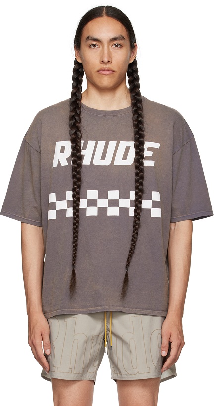 Photo: Rhude Gray 'Off Road' T-Shirt