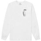 L.I.E.S. Records Men's Broken Heart Long Sleeve T-Shirt in White
