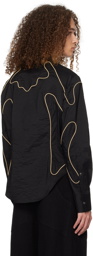 Eckhaus Latta Black Contour Shirt