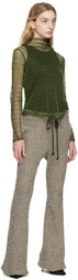 Song for the Mute Green & Black Twisted Turtleneck