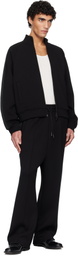 Dsquared2 Black D2 Tape Zipped Jacket