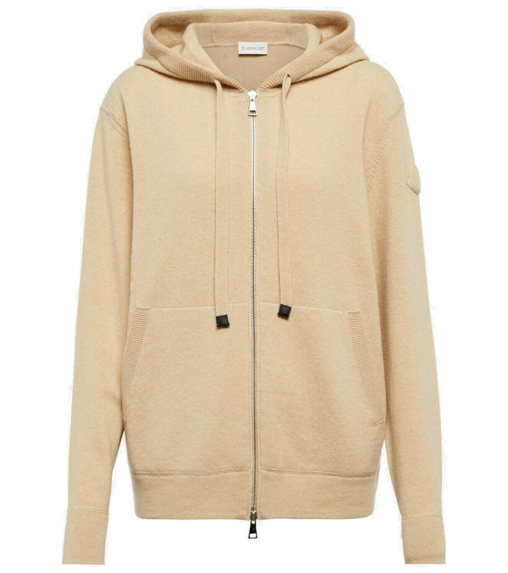 Photo: Moncler - Wool and cashmere zipped hoodie