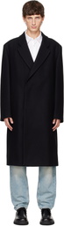 Hugo Black Relaxed-Fit Coat