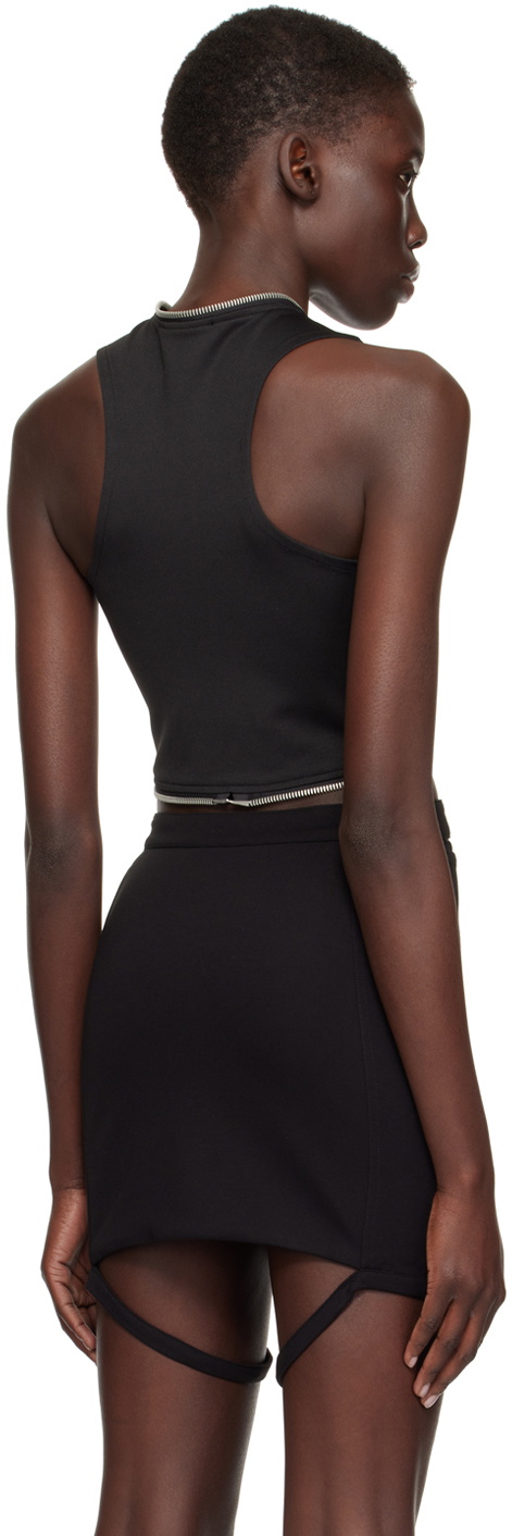 HELIOT EMIL Black Obovate Tank Top