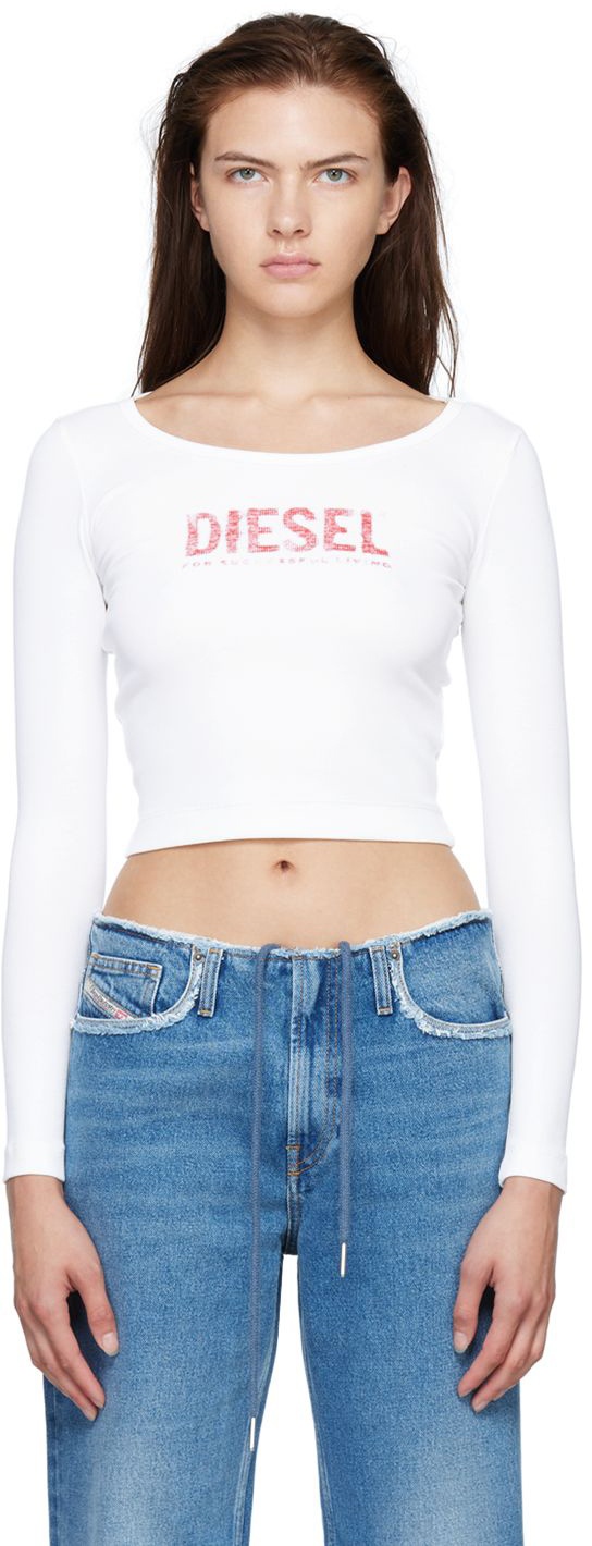 Diesel Off-White T-Ballet-E1 Long Sleeve T-Shirt Diesel