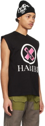 Raga Malak Black Printed Tank Top