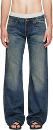 Raimundo Langlois Indigo Bootcut Jeans