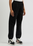 Rotate Sunday Logo-embroidered Cotton Sweatpants Black