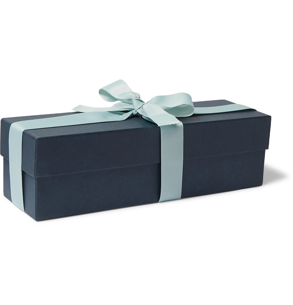 William & Son - Bruton Full-Grain Leather Pencil Case - Blue