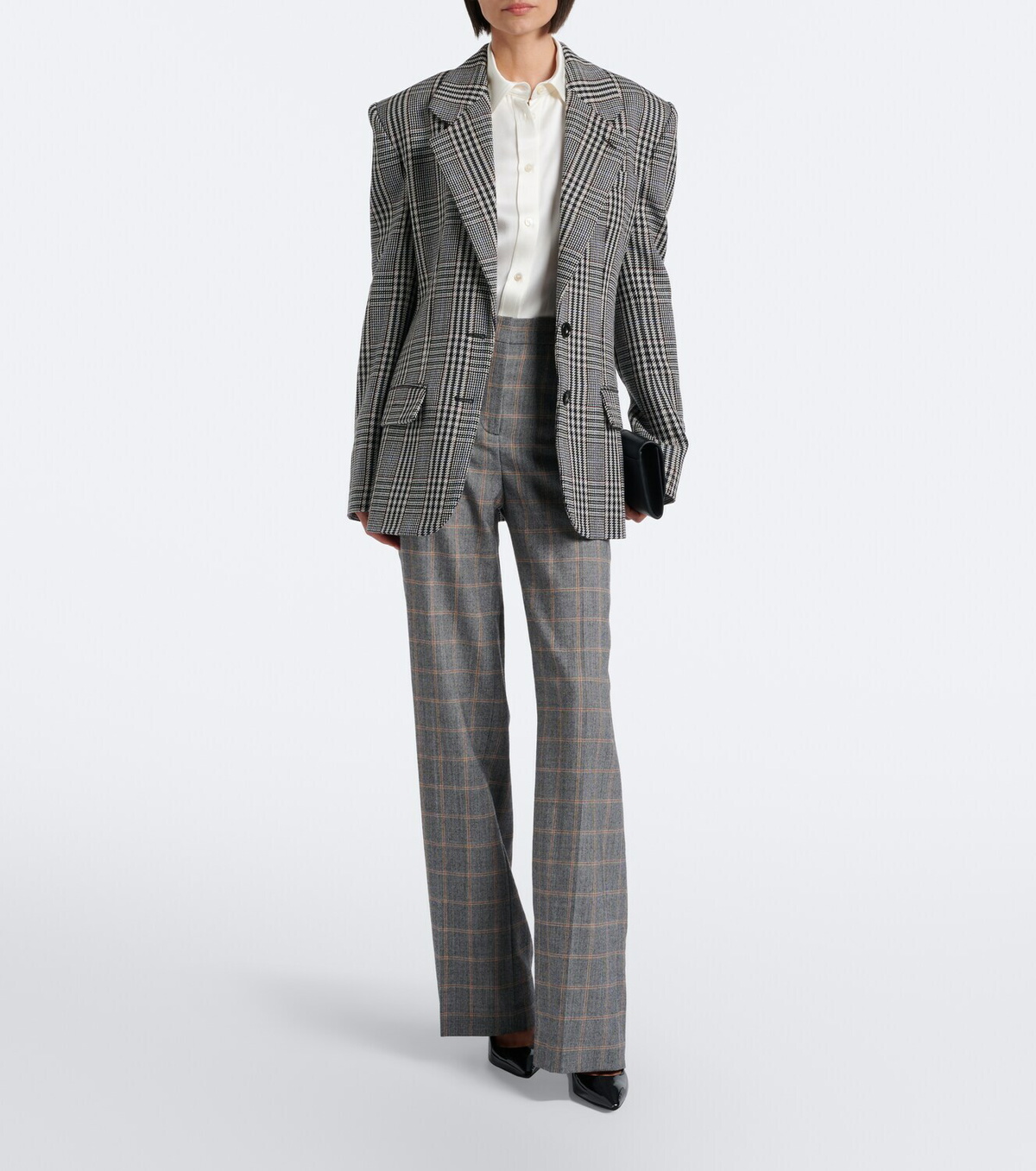 Stella McCartney Checked wool blazer
