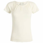 Deiji Studios Women's Flounce T-Shirt in Cream