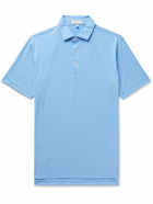 Peter Millar - Hales Performance Striped Tech-Jersey Golf Polo Shirt - Blue