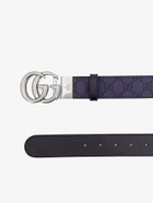Gucci Gg Marmont Blue Mens Belt