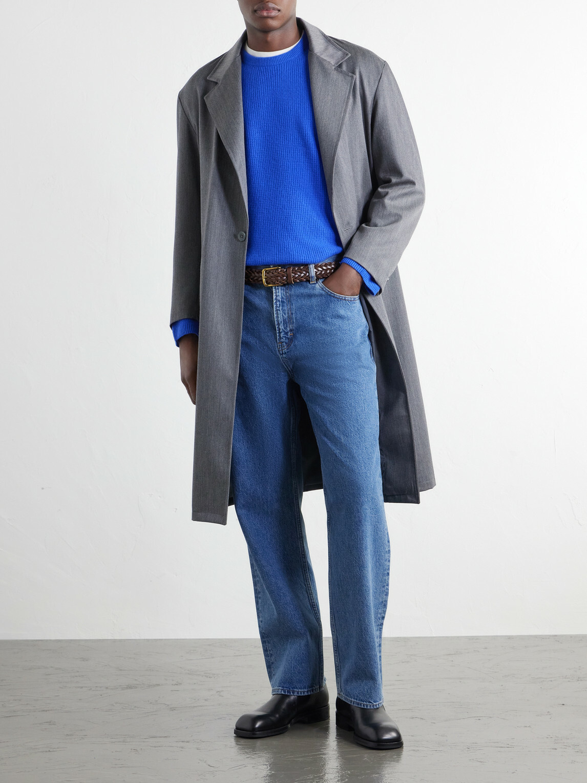 FRAME - The Relaxed Straight-Leg Jeans - Blue
