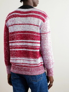 Marni - Logo-Intarsia Wool Sweater - Red
