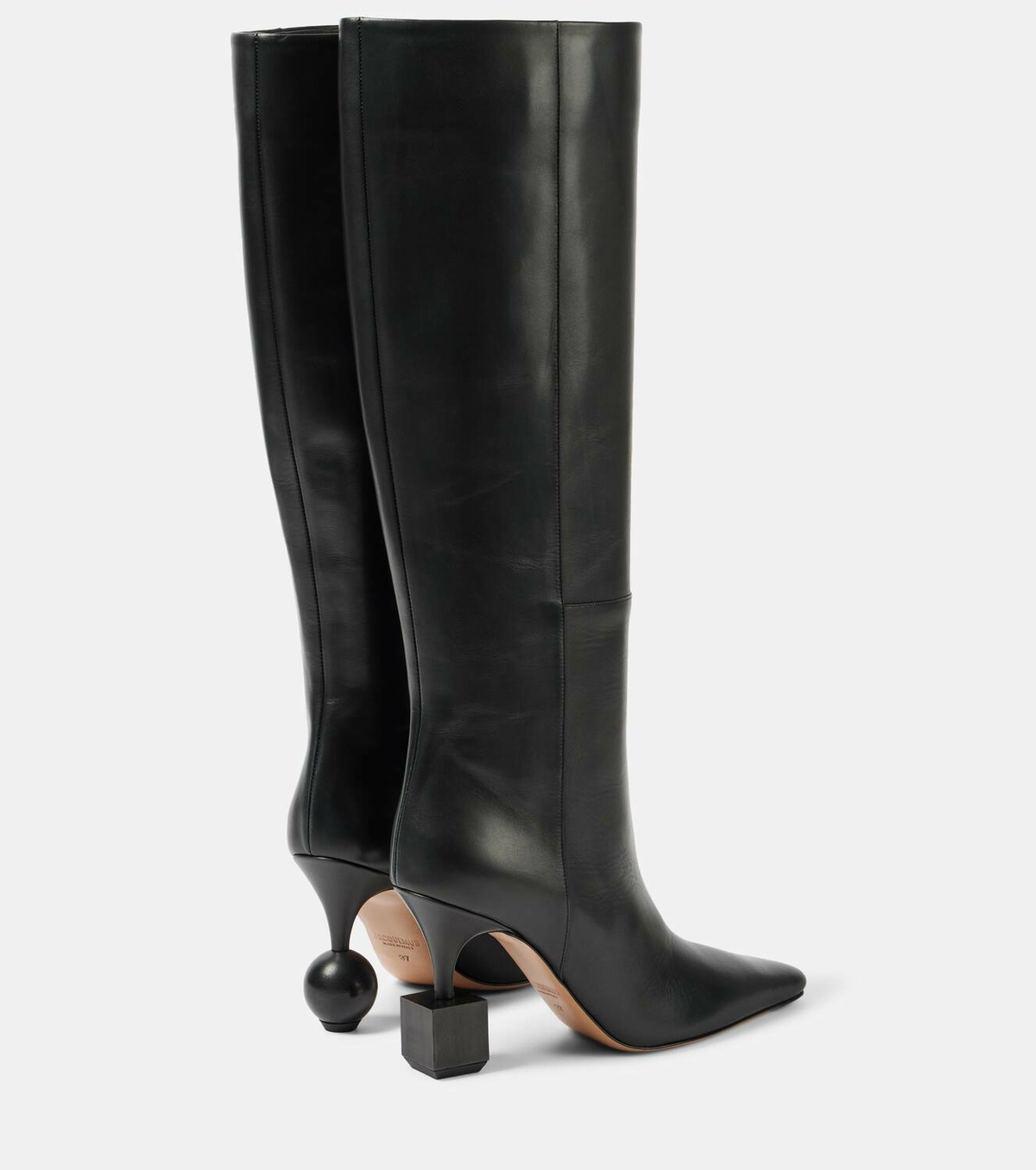 Jacquemus The Bisou leather knee-high boots